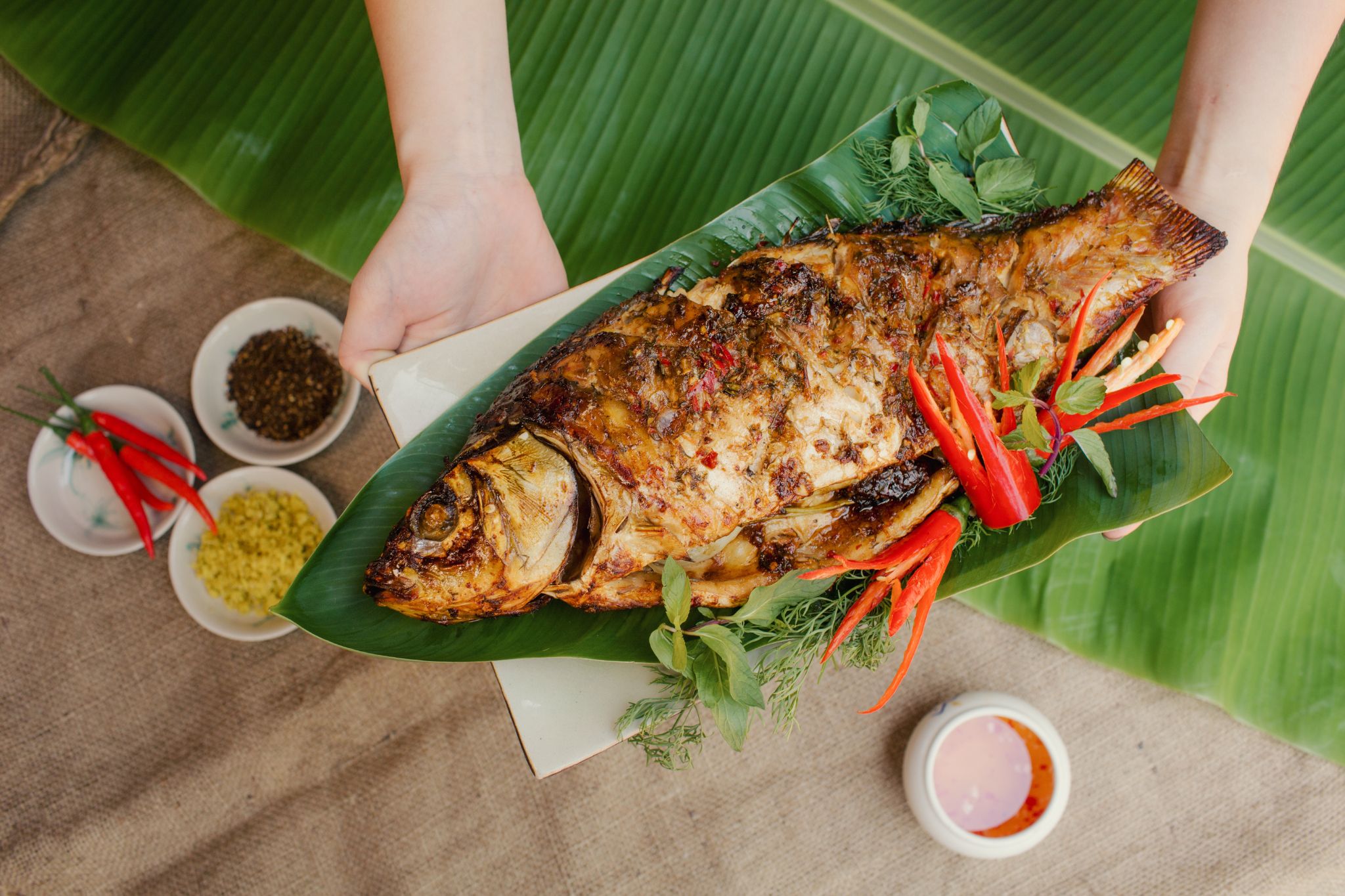 Cá nướng đặc sản của người Thái Mai Châu